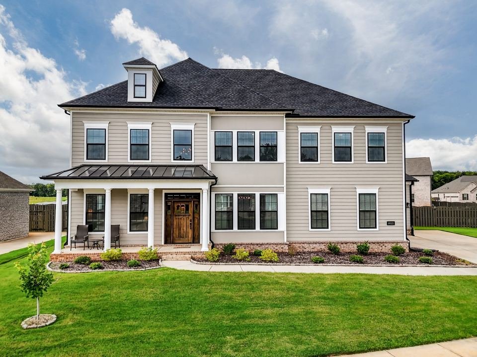 Two story home exterior real estate photography