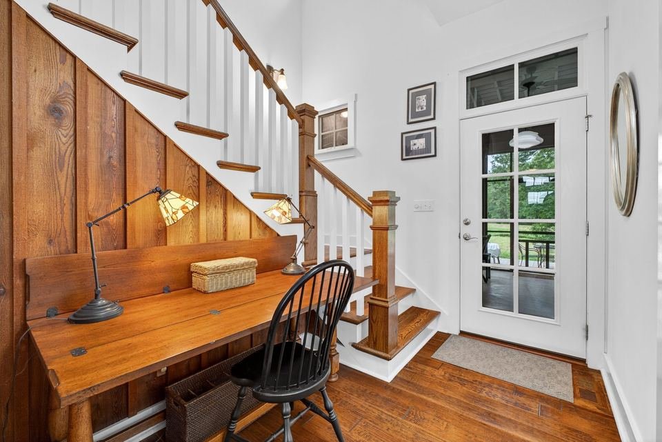 Interior entry detail real estate photography
