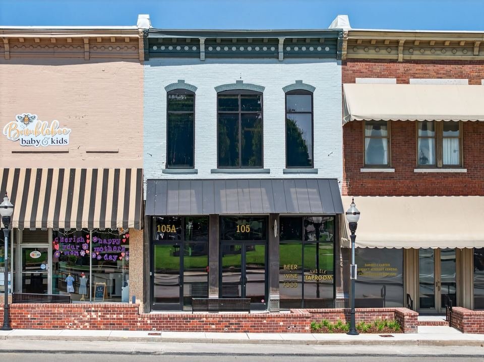 Downtown commercial exterior photography for real estate marketing